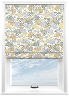 Yarrow, Chartreuse - Twist&Fit Roman Blind